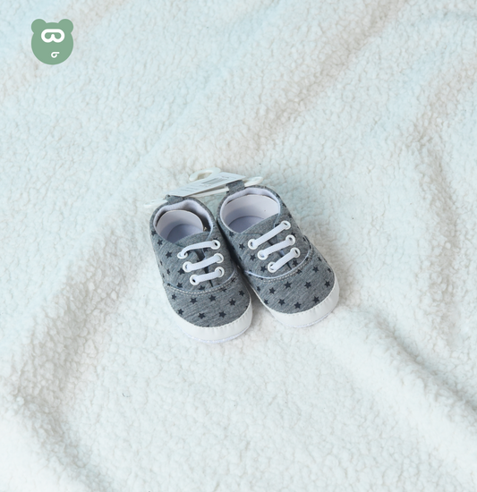 Baby Boys Shoes 6-12m - Starry Grey
