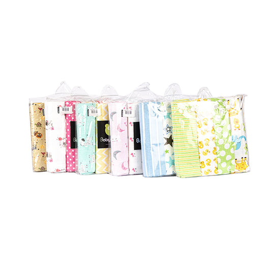 Baby Blanket 4 Set - Multi Colour Bundle