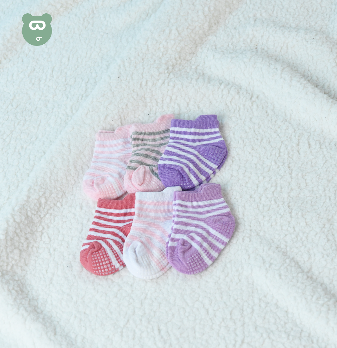 Socks 6 Pairs Set Medium