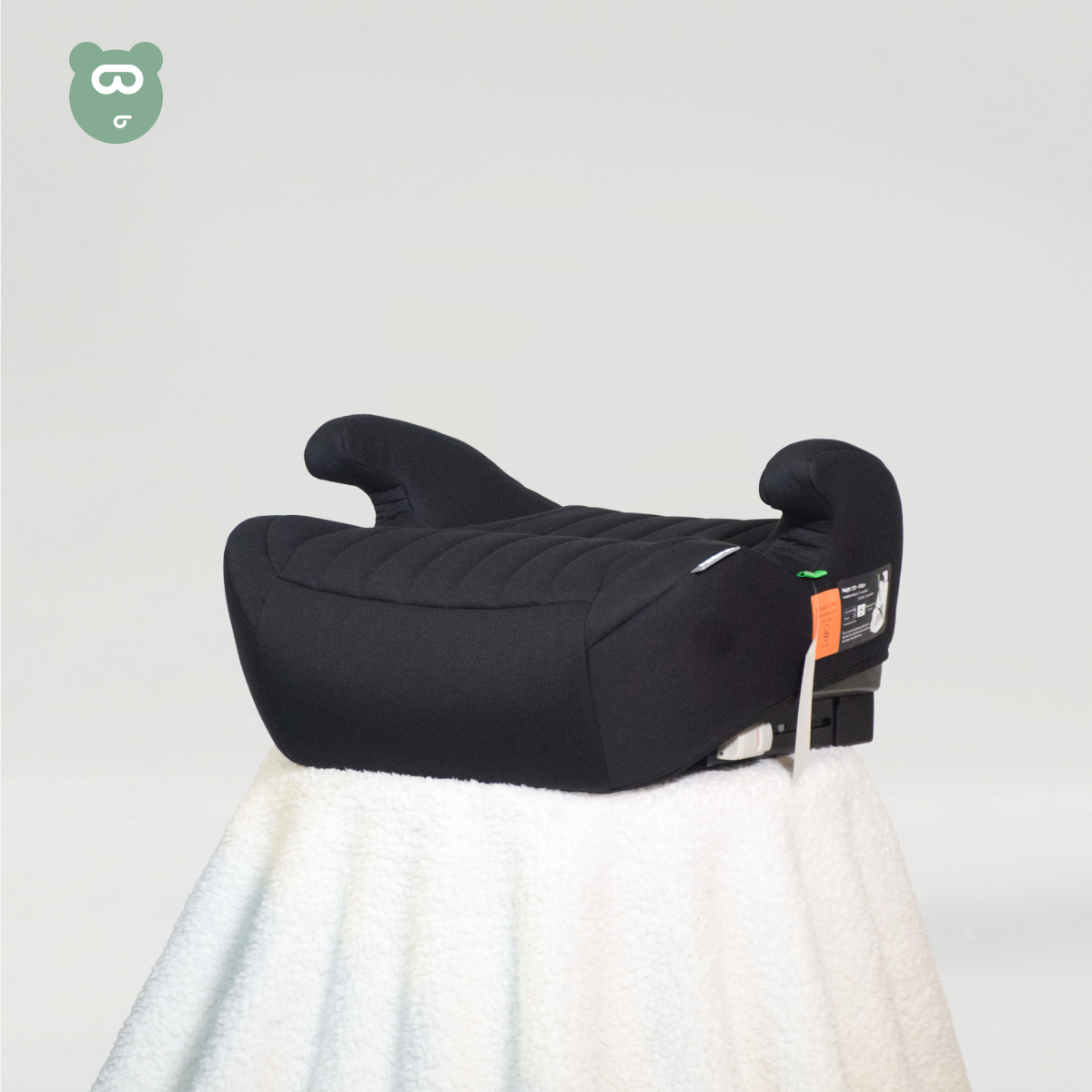 Burbay Booster Seat With Isofix Black