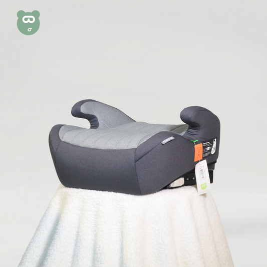 Burbay Booster Seat With Isofix Light Gray