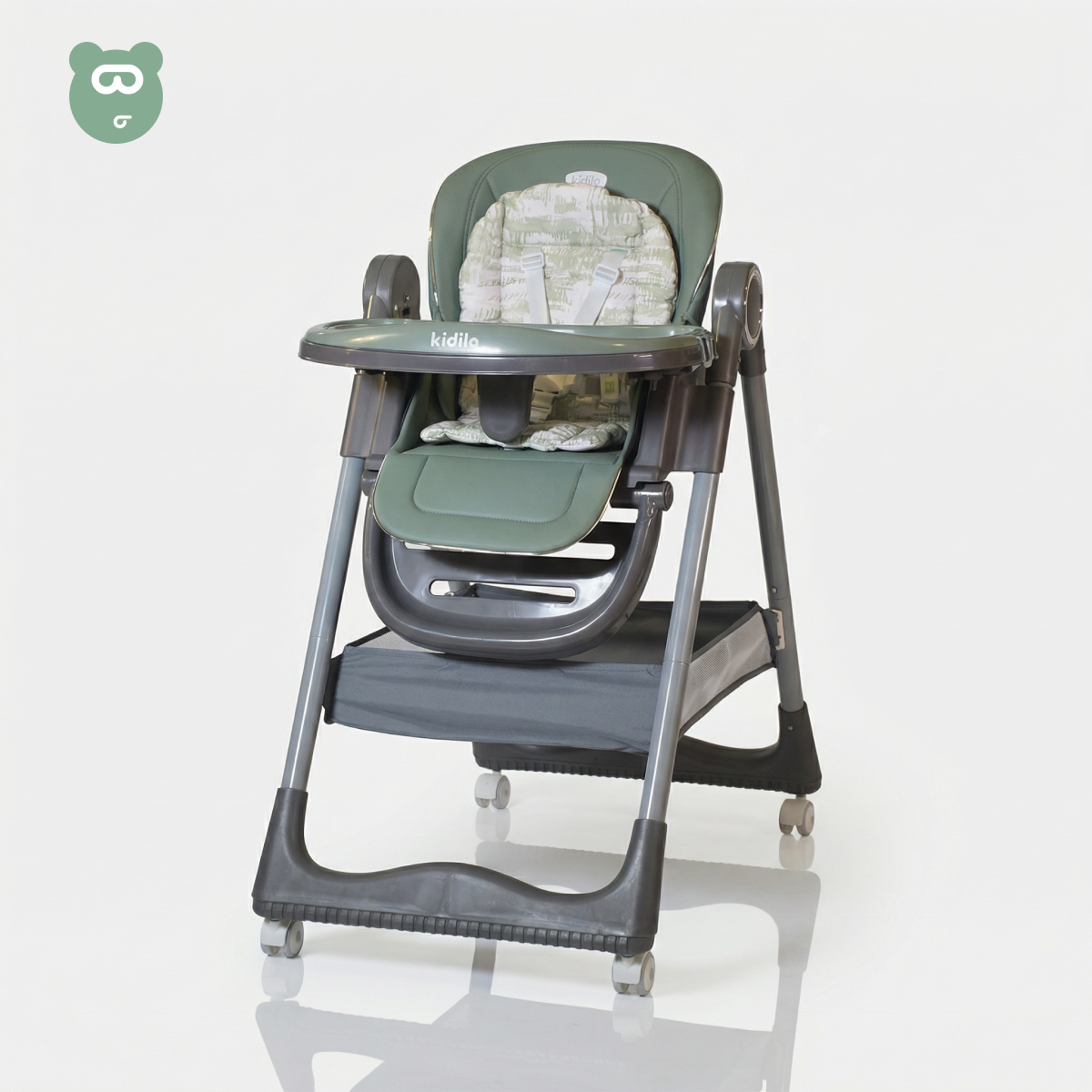 Kidilo Feeding Chair Green