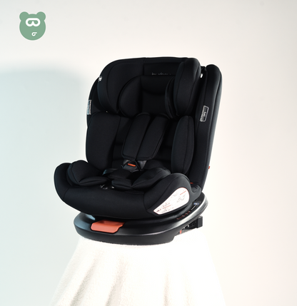 Burbay 360 Isofix Car Seat - CS001 - Black