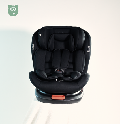 Burbay 360 Isofix Car Seat - CS001 - Black