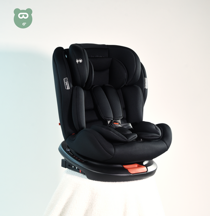 Burbay 360 Isofix Car Seat - CS001 - Black