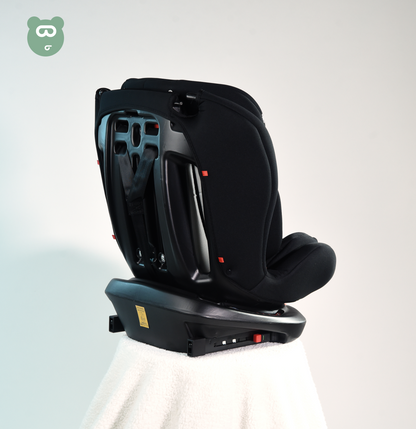 Burbay 360 Isofix Car Seat - CS001 - Black