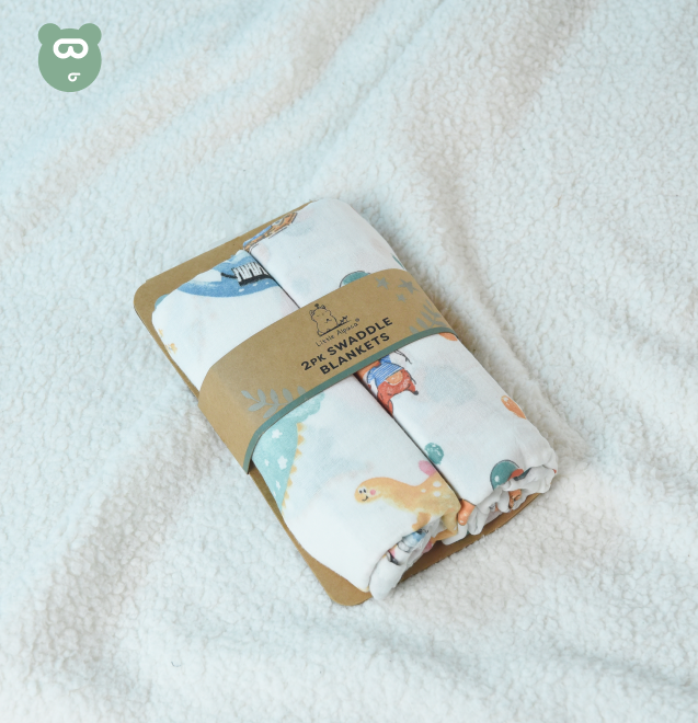 Swaddle Blanket 2pcs Koala & Rhino