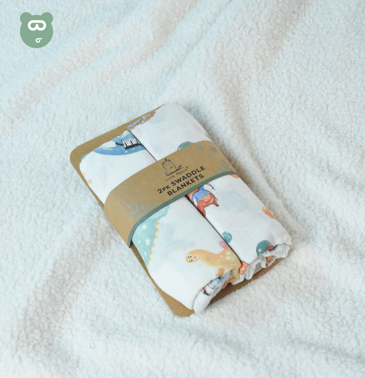Swaddle Blanket 2pcs Koala & Rhino
