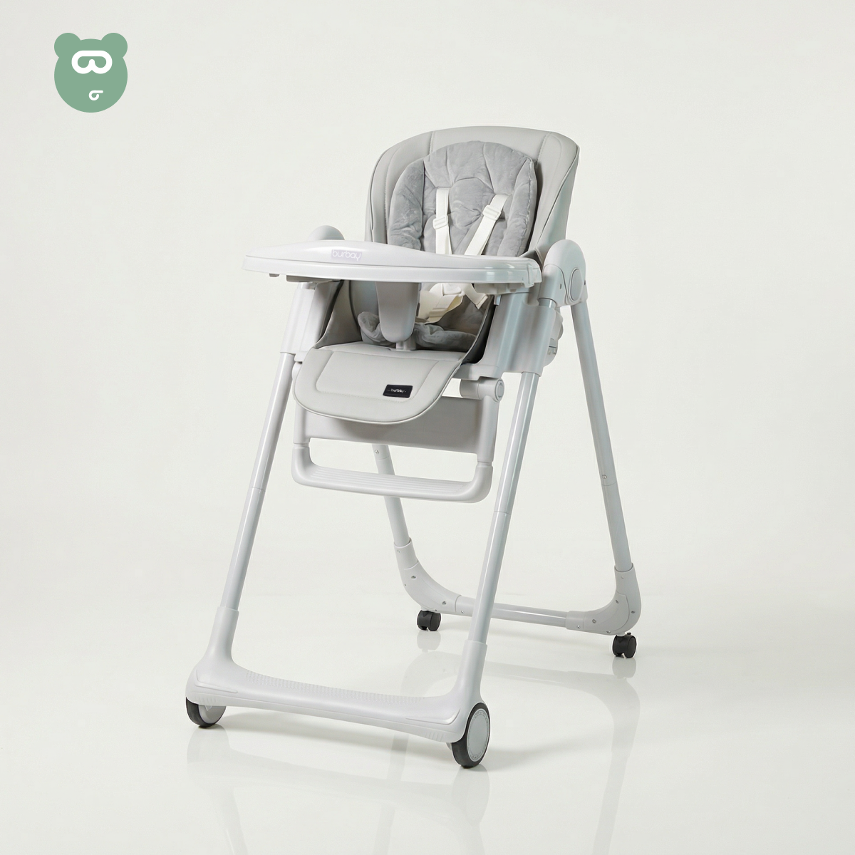 Burbay Feeding Chair Light Gray