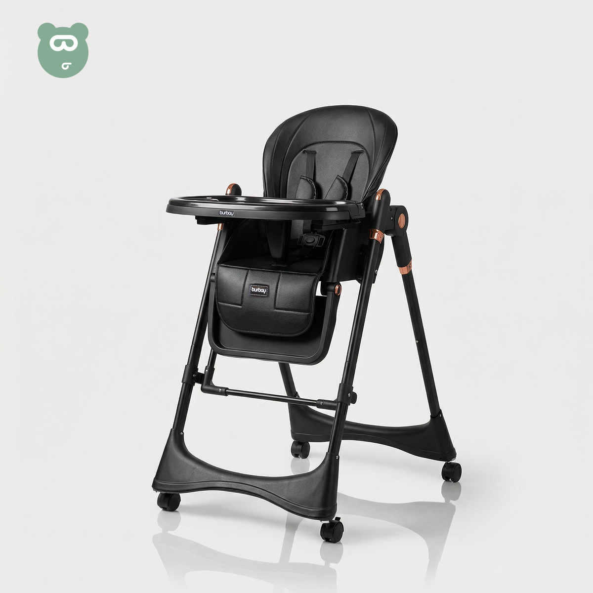Burbay Swing Feeding Chair Black