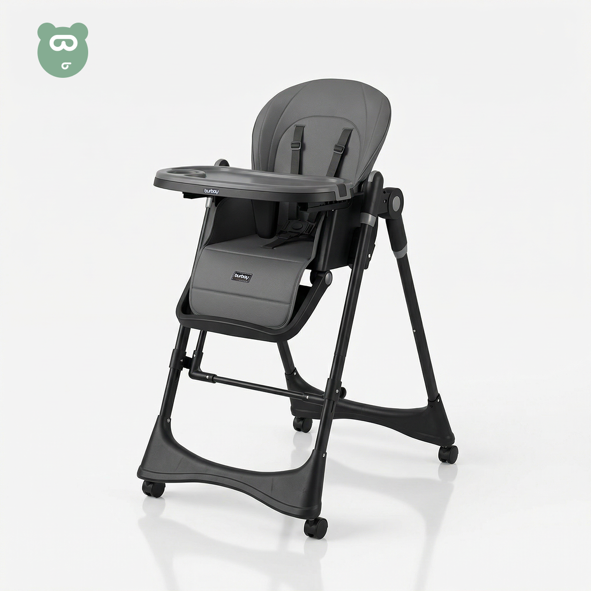 Burbay Swing Feeding Chair Grey
