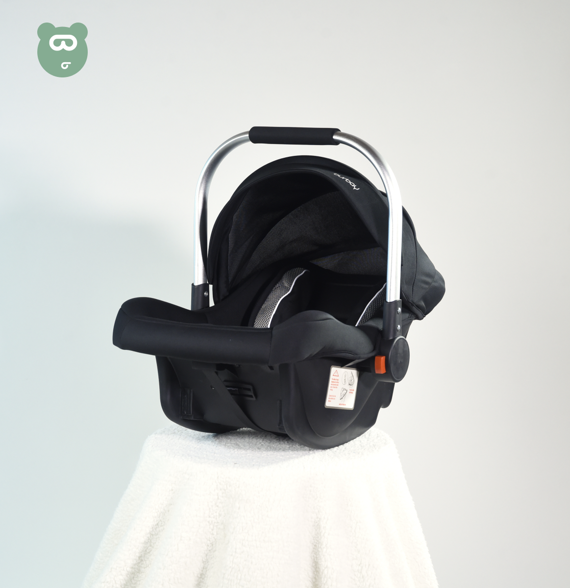 Burbay Car Seat & Carrier - DD03 - Black