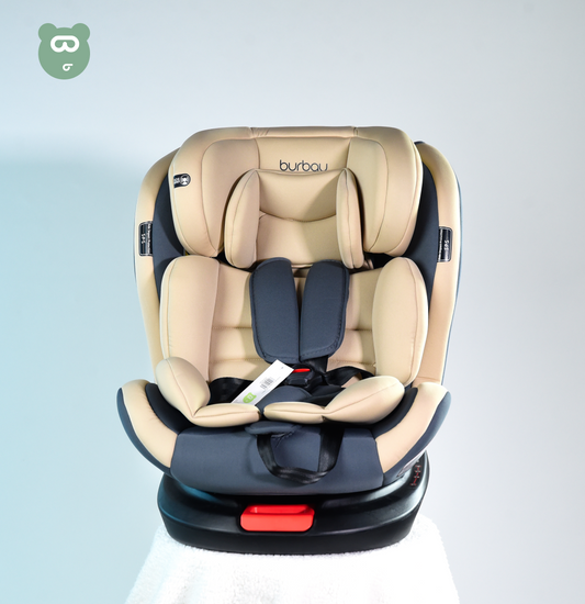 Burbay 360 Car Seat With Isofix - Beige