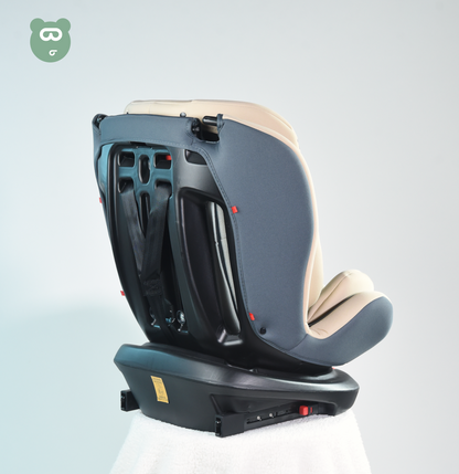 Burbay 360 Car Seat With Isofix - Beige