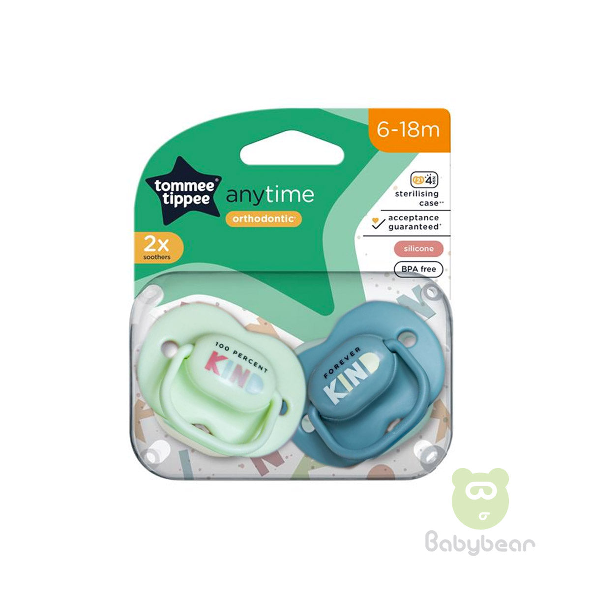 Tommee Tippee Anytime Soother 6-18m