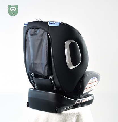 Burbay 360 Car Seat Isofix Black3
