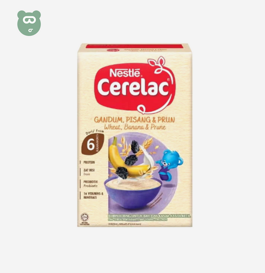 Nestle Cerelac wheat, banana & prune 6m+
