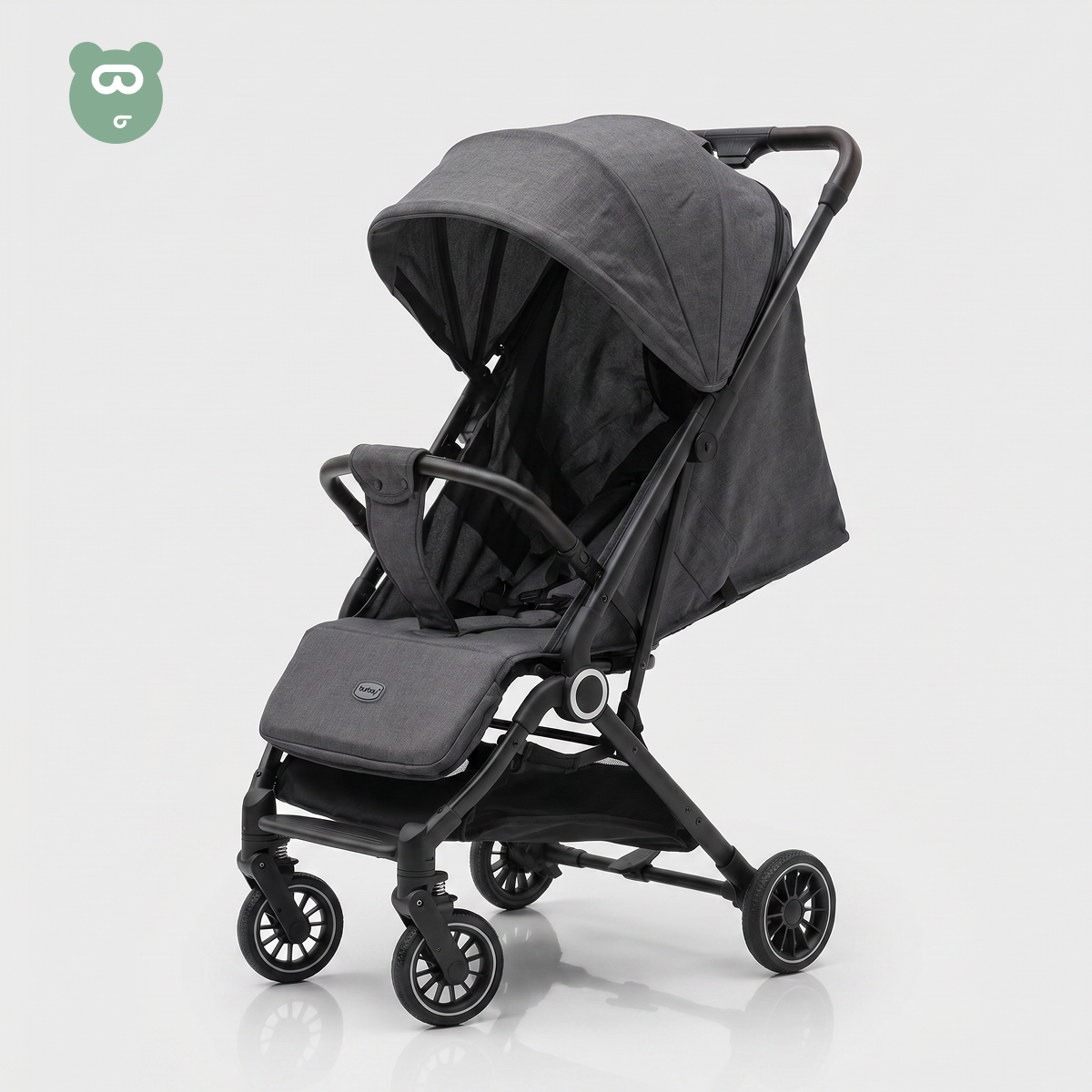 Burbay Travel Stroller Gray