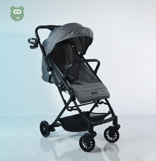Burbay Travel Stroller - AG3088 - Dark Grey