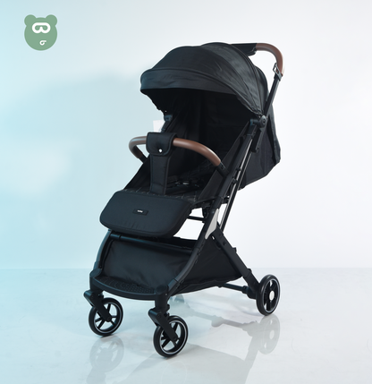 Burbay Travel Stroller Black 5