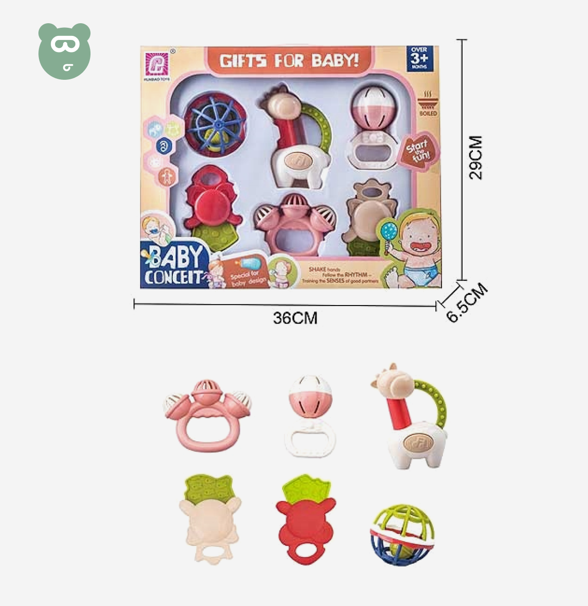 Baby Rattle Box 3m+