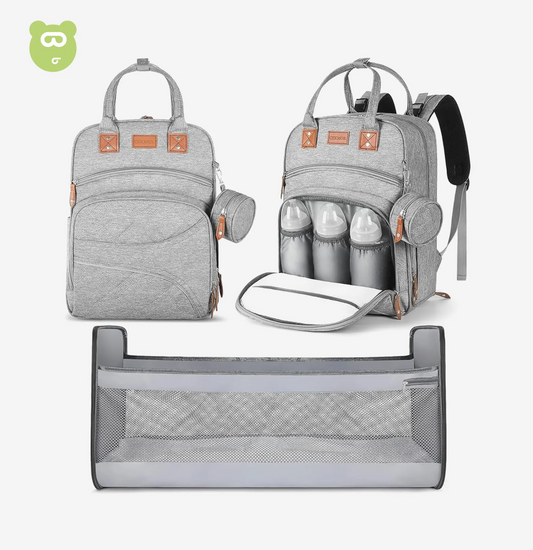 3 in 1 Diaper Bag Gray