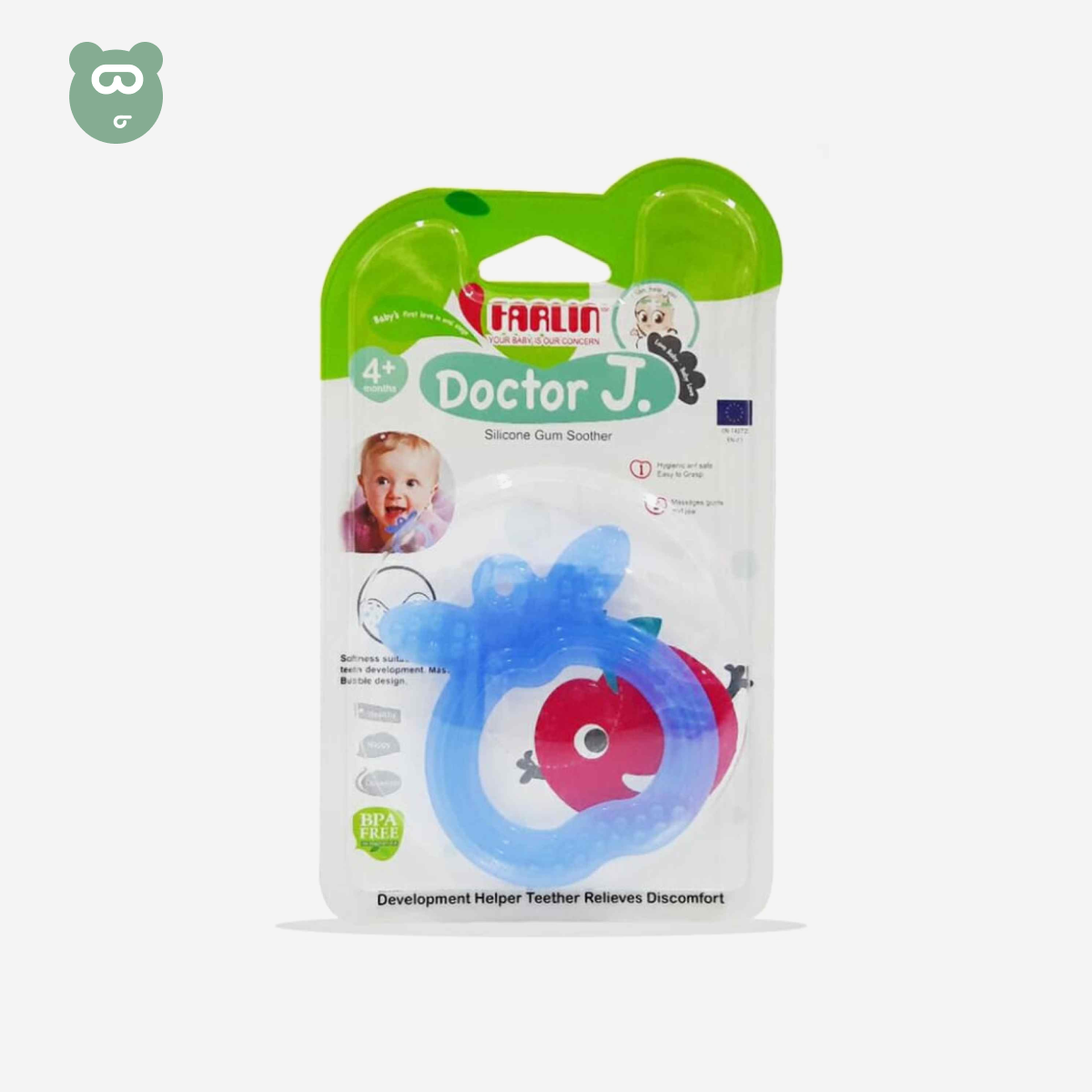 Farlin Silicone Gum Soother Blue