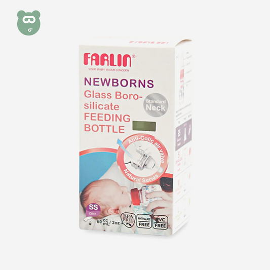 Farlin NB Glass Borosilicate Feeding Bottle 0m+