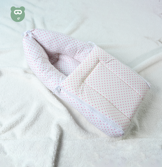 Baby Sleeping Bag - Printed - Pink Stars