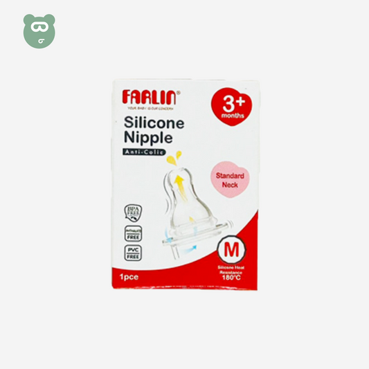 Farlin Anti-Colic Silicone Nipple 3m M