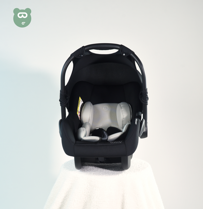 Burbay Car Seat, Carrier & Rocker - F701 - Black & Light Grey