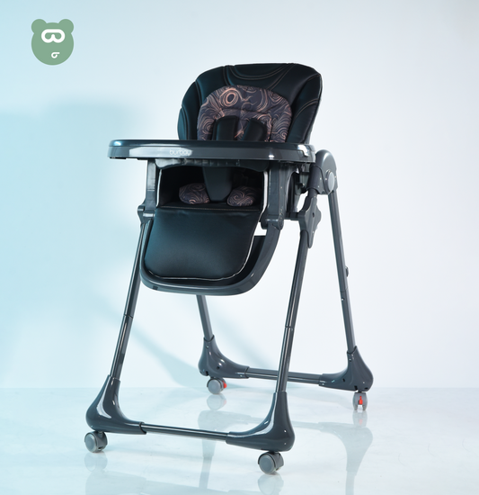 Burbay Feeding Chair - AG007 - Black