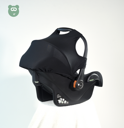 Burbay Car Seat, Carrier & Rocker - F701 - Black & Light Grey
