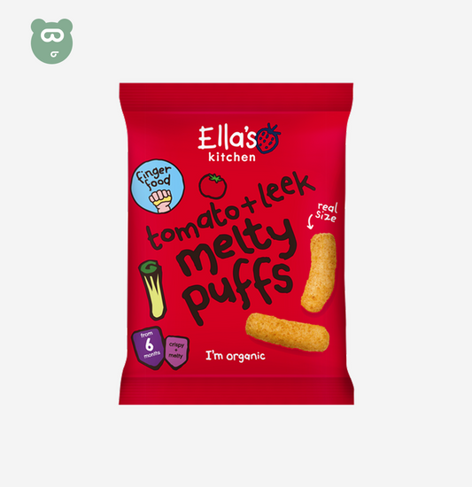 Ella's Kitchen Tomato + Leek Melty Puffs - 6m+