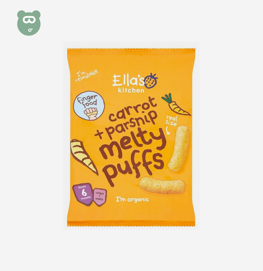 Ella's Kitchen Carrot + Parsnip Melty Puffs - 6m+