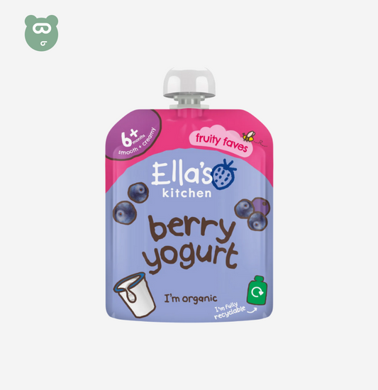 Ella's Kitchen Fruity Faves - Berry Yogurt Pouch - 6m+
