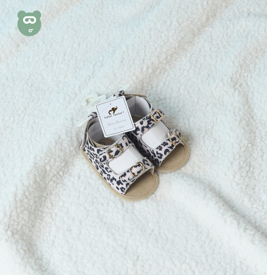 Baby Girls Shoes 12-18m - Leopard Print