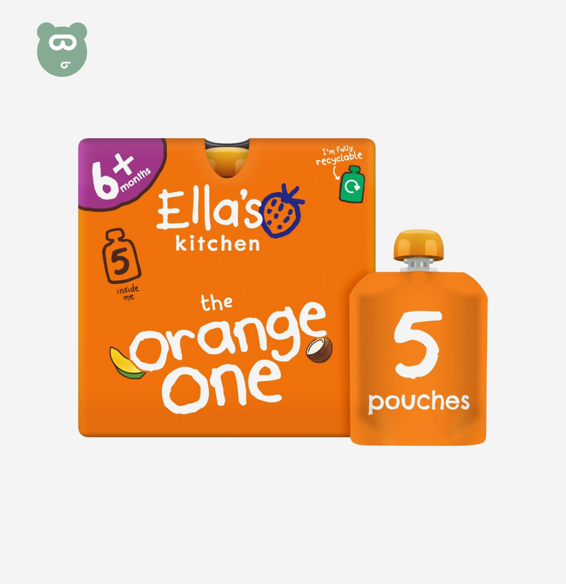 Ella's Kitchen The Orange One Pouch - 6m+