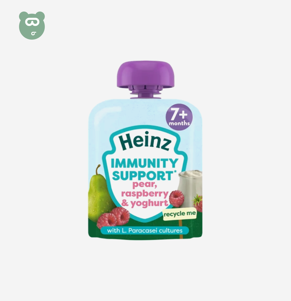 Heinz Baby Food Pear, Raspberry & Yoghurt Pouch 85g