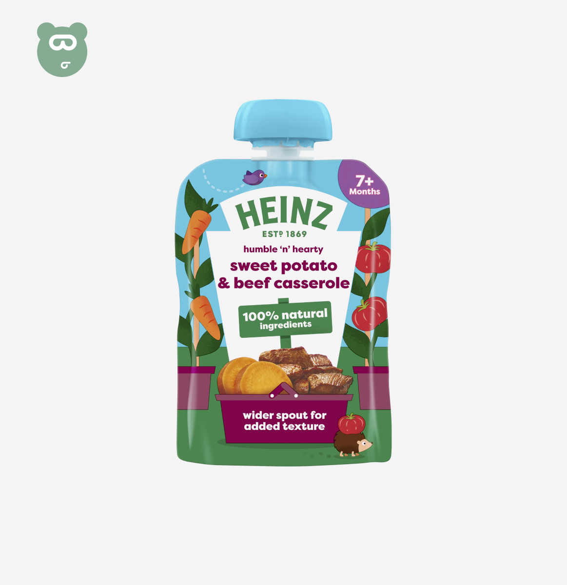 Heinz Baby Food Sweet Potato & Beef Casserole Pouch 130g