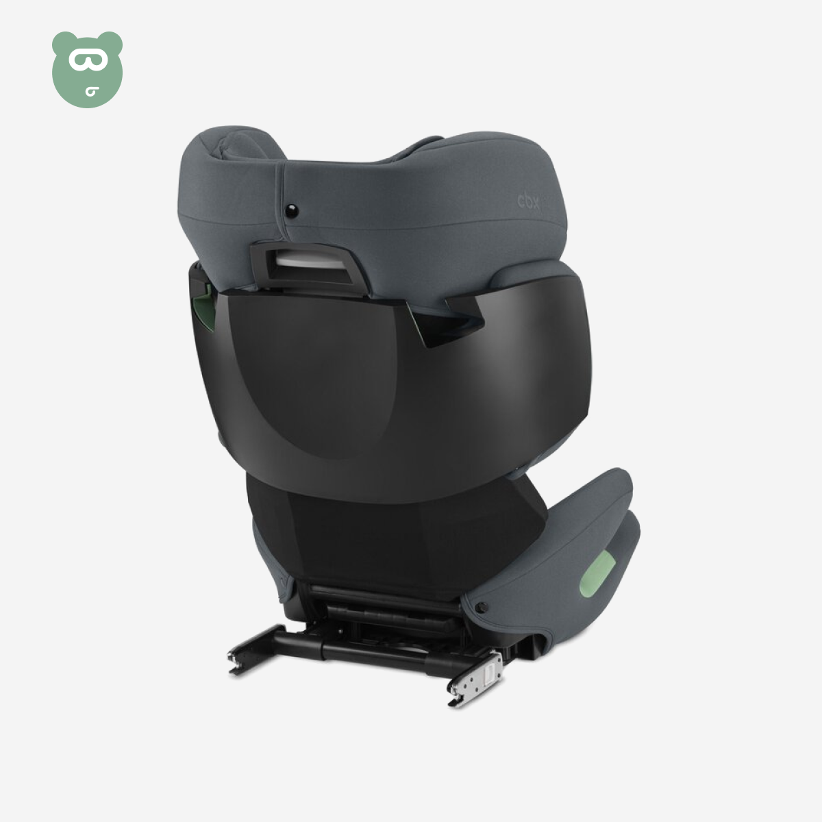 CYBEX Solution i-Fix Car Seat Grey | i-Size Booster Seat 3–12 Years