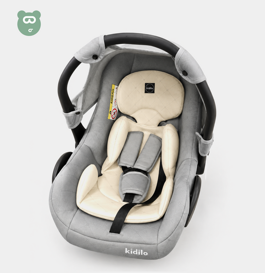 Kidilo Car Seat, Carrier & Rocker G-305 - Green & Beige