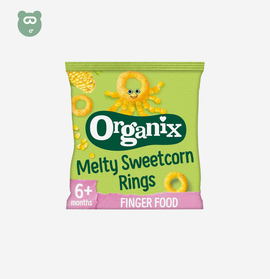 Organix Finger Sweetcorn Rings 20g