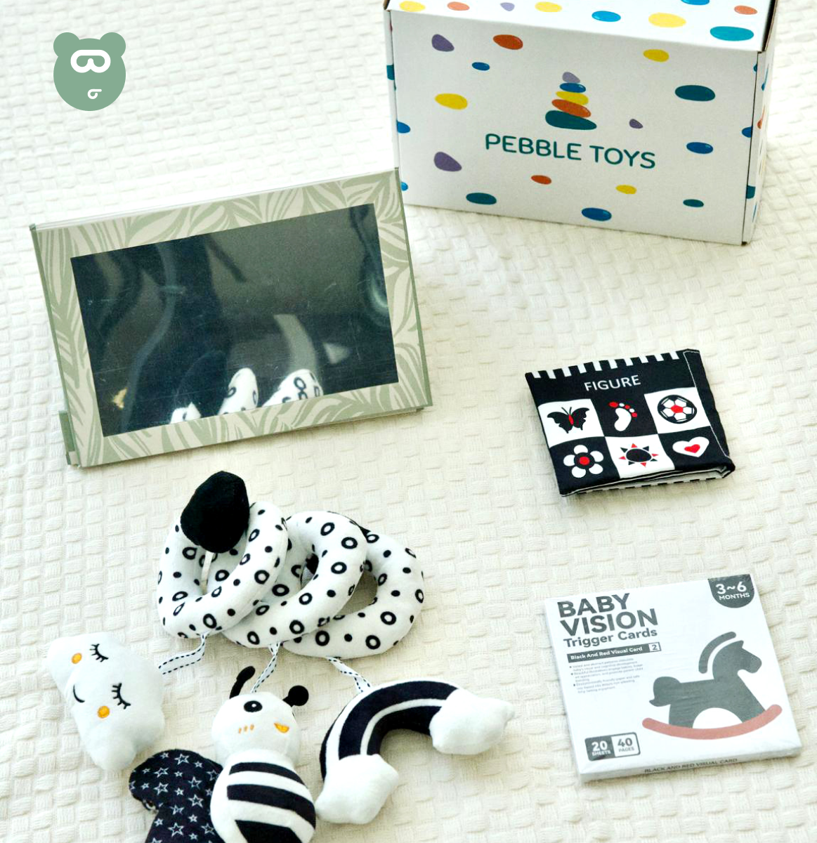 Pebble Toys -  Little Lookers 0-4m