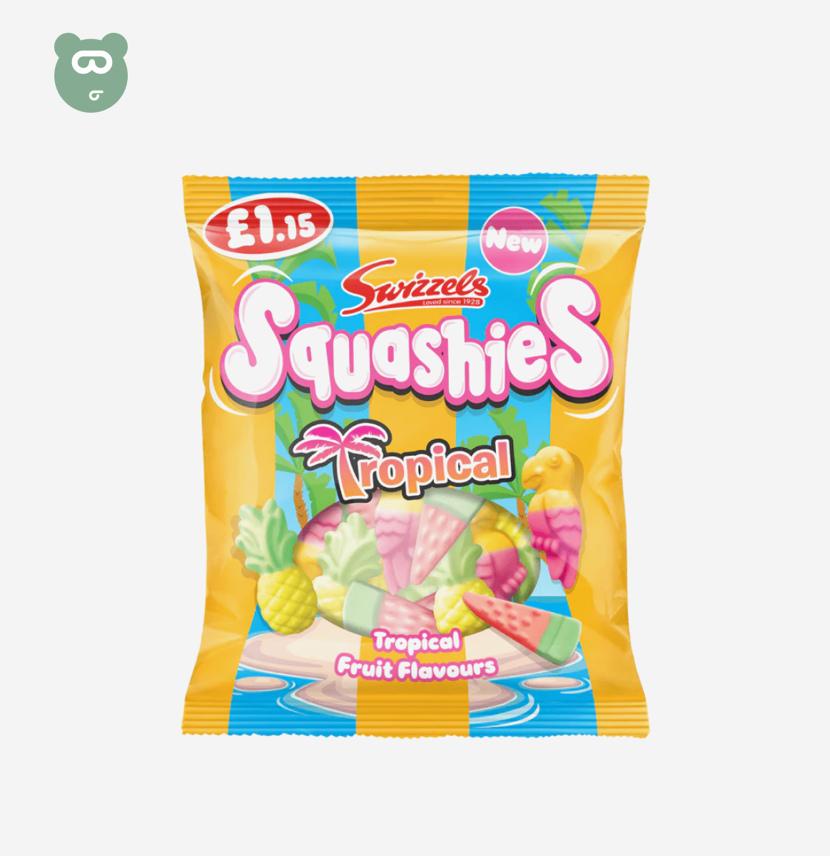 Swizzels Squashies Tropical Flavour 100g