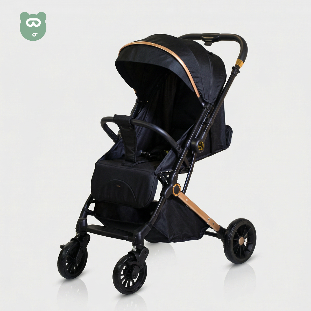 Burbay Travel Stroller Black