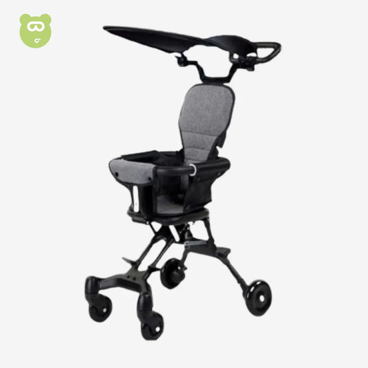 4 Wheels Magic Stroller 2-Way Gray