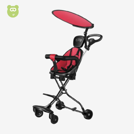 4 Wheels Magic Stroller 2-Way Red