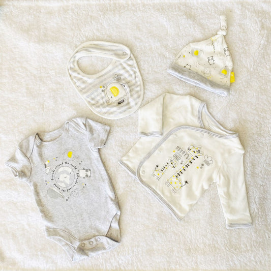 4 in 1 Baby Sleep Suit Set 0-6