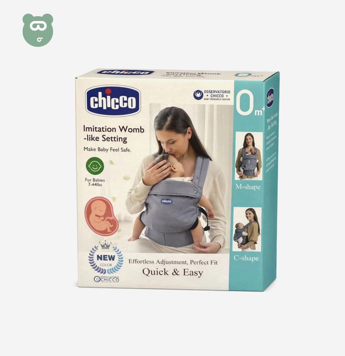 Chicco Baby Carrier With Adjustable Waist Strap 0m+